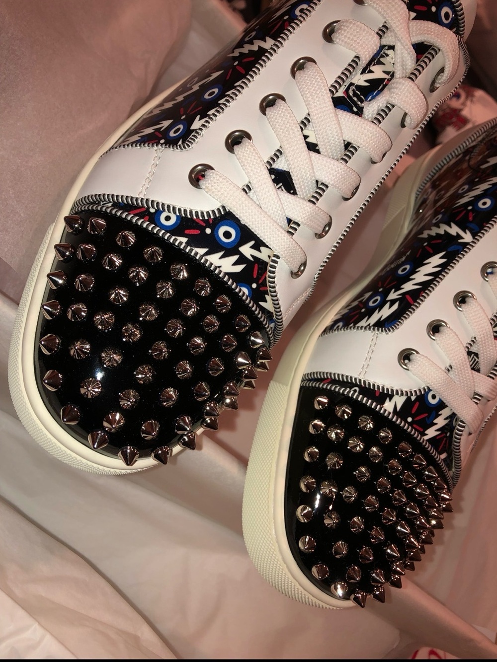 Christian Louboutin Evil Eye Low-Top Sneakers - Picture 5 of 10